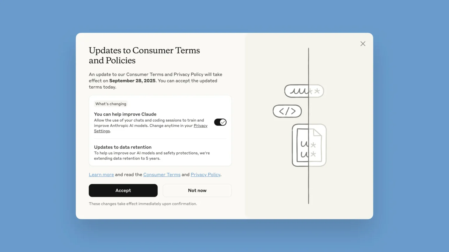 Anthropic updates consumer terms and privacy policy for users - Bpay News