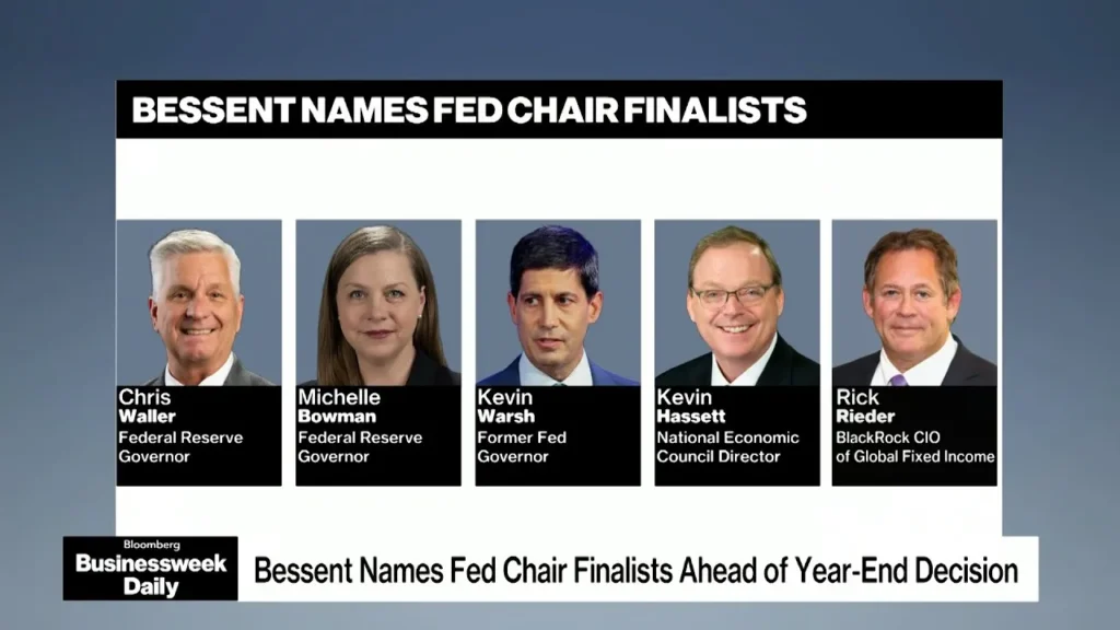Bernstein Expects Fed Chair Candidate Finalization Before Christmas