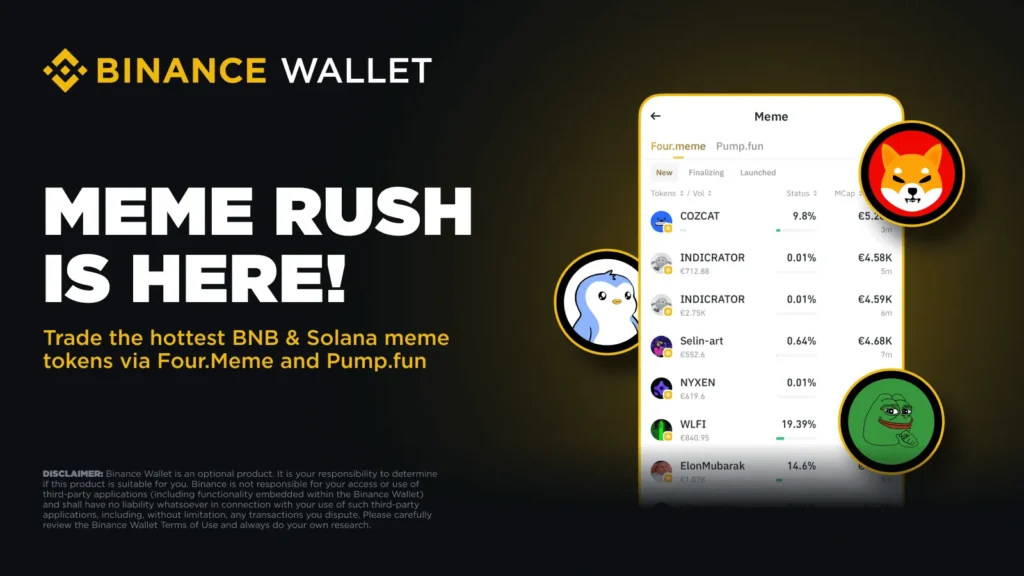 Binance Meme Rush Coin “Meme Rush” Hits Over  Million Market Cap Binance Meme Rush Coin “Meme Rush” Hits Over  Million Market Cap