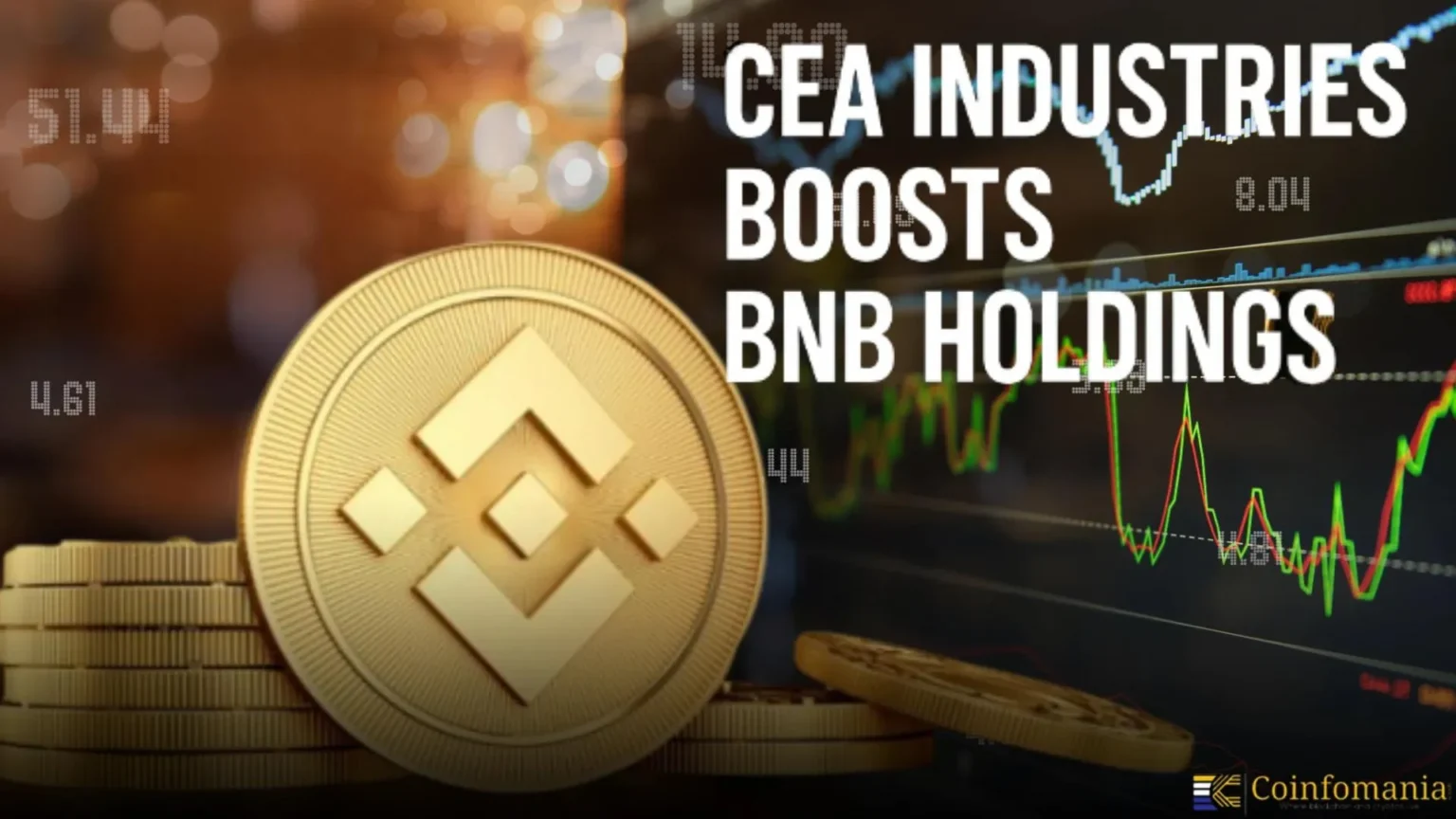 CEA Industries Boosts BNB Holdings to 480,000 Coins at Average Cost of $860