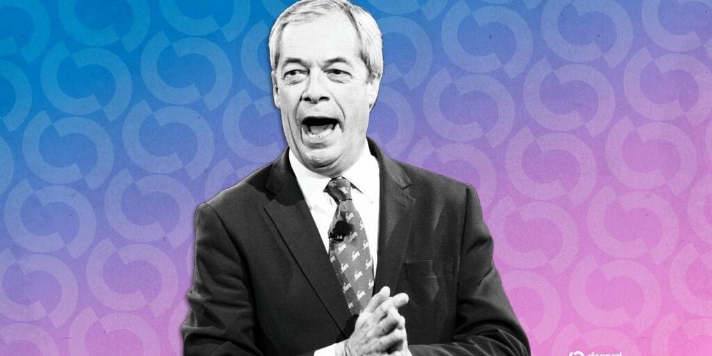 ‘Nigel Farage Advocates for UK Crypto Reform: “I Am Your Champion”‘ – Decrypt ‘Nigel Farage Advocates for UK Crypto Reform: “I Am Your Champion”‘ – Decrypt