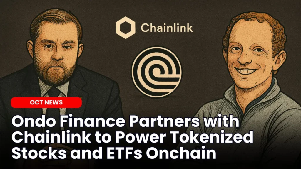 Ondo Finance and Chainlink Partner to Enhance Tokenization of Stocks Ondo Finance and Chainlink Partner to Enhance Tokenization of Stocks