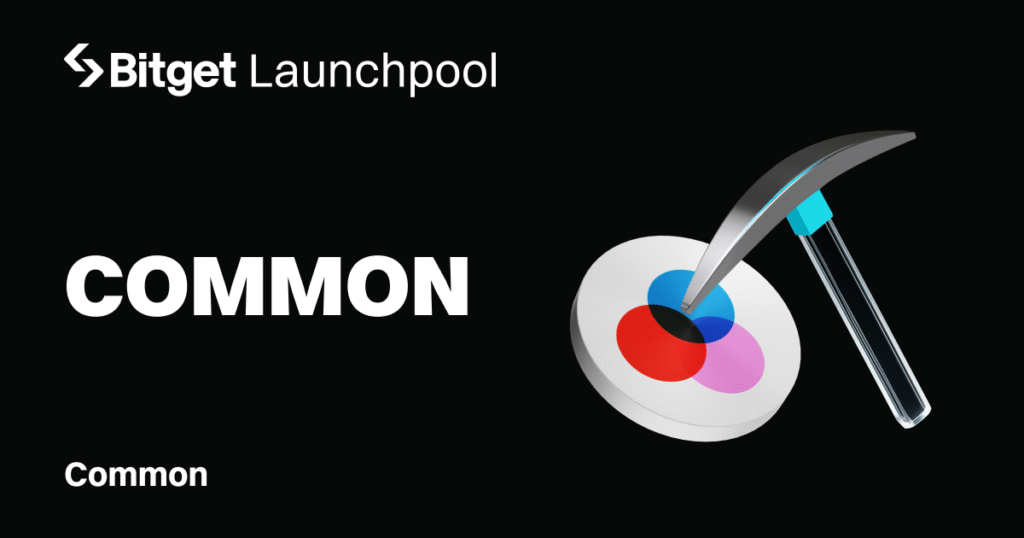 Bitget Launchpool Features COMMON with 36 Million Token Incentives