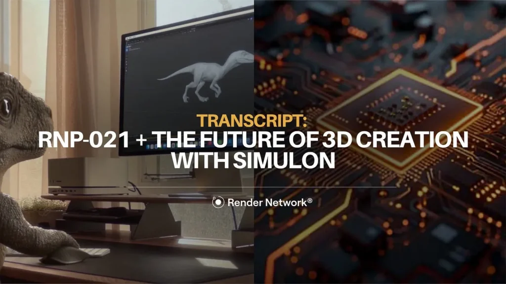 Render Network and Simulon Explore Future of 3D Creation Render Network and Simulon Explore Future of 3D Creation