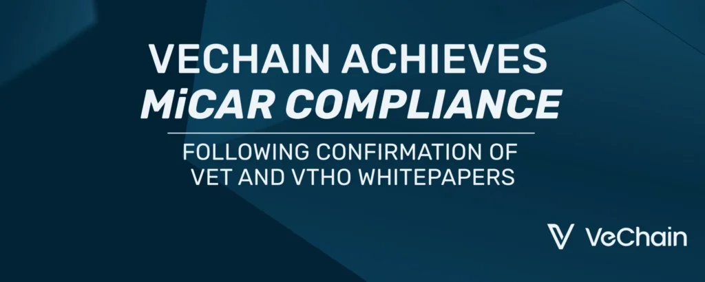 VeBetter’s B3TR Token Receives ESMA Approval for MiCAR Compliance VeBetter’s B3TR Token Receives ESMA Approval for MiCAR Compliance
