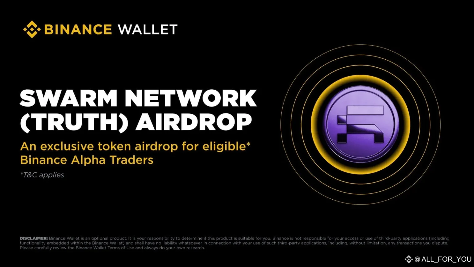 Binance Announces New Airdrop Earn TRUTH Points with 180-Point Threshold - Bpay News