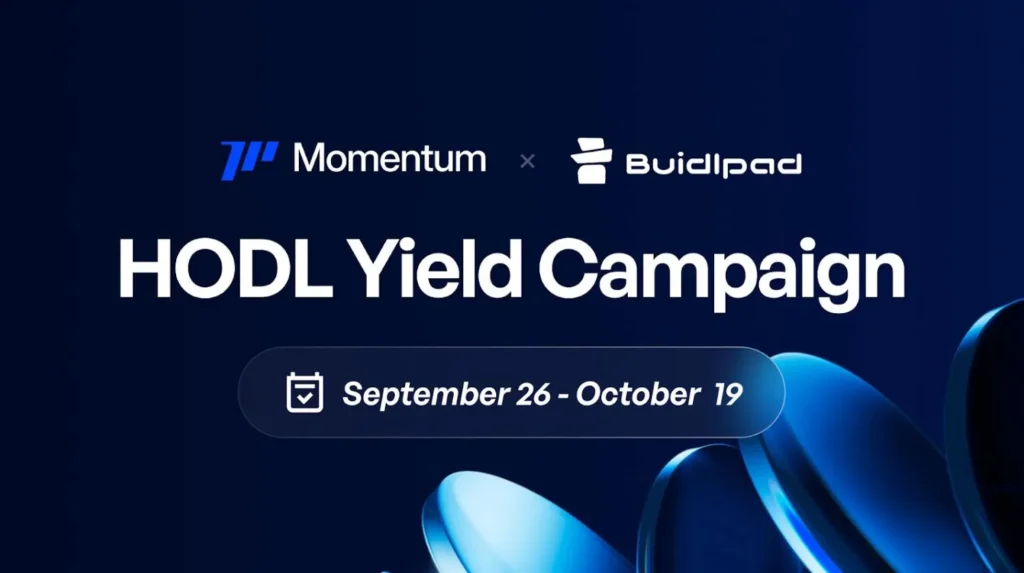 Buidlpad Unveils Pre-TGE HODL Staking Event Featuring Momentum Project
