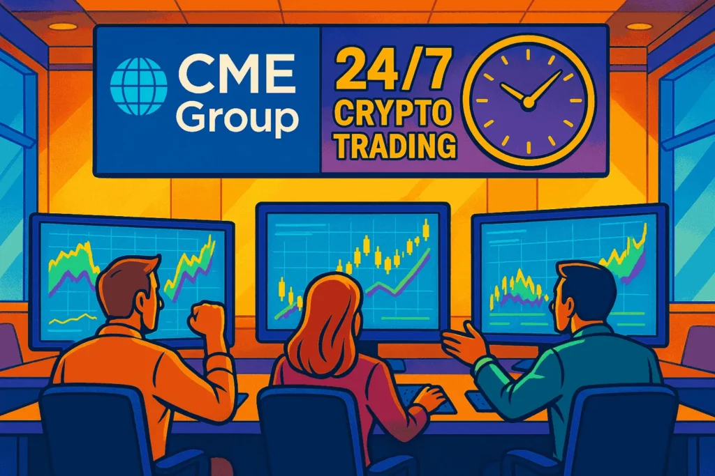 CME Launches 24/7 Trading for Cryptocurrency Futures, Revolutionizing the Market CME Launches 24/7 Trading for Cryptocurrency Futures, Revolutionizing the Market