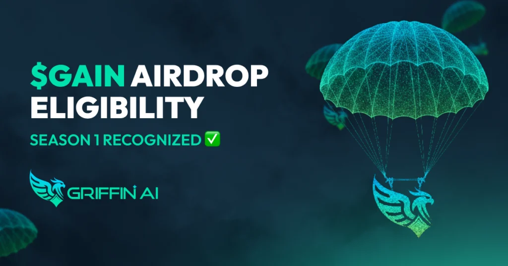 New GAIN Tokens Airdropped to Eligible Addresses by GriffinAI New GAIN Tokens Airdropped to Eligible Addresses by GriffinAI
