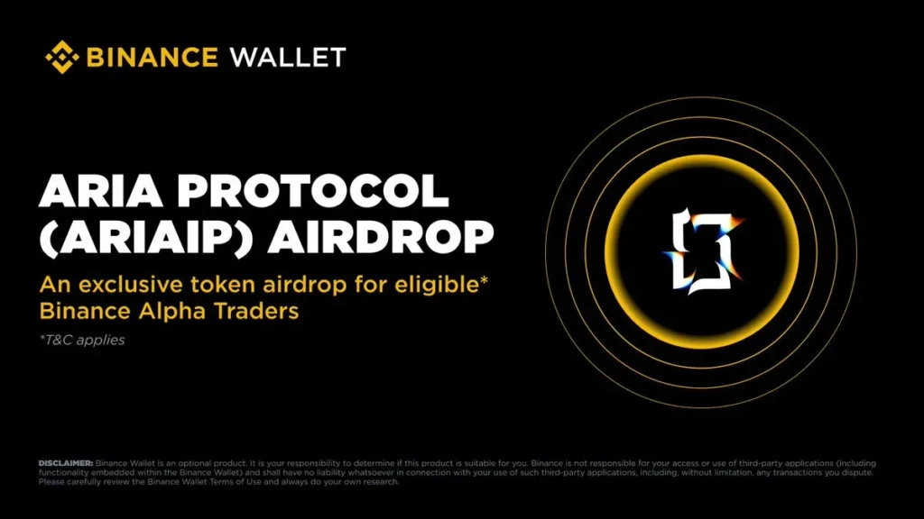 Binance alpha to list aria protocol with airdrop threshold of 226 poi - Bpay News