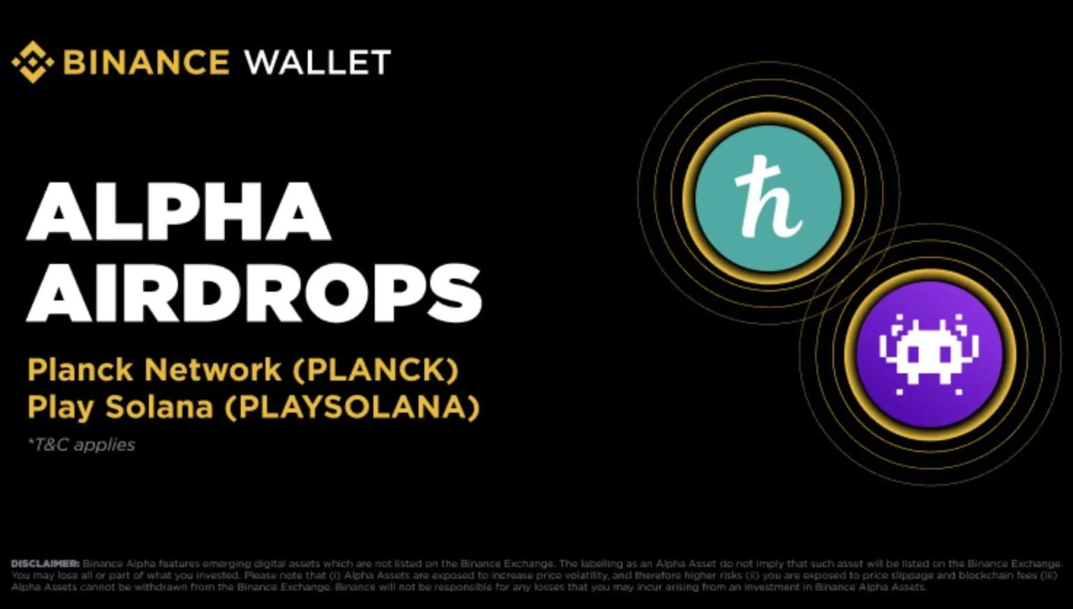 Binance alpha to launch planck network with airdrop on november - Bpay News