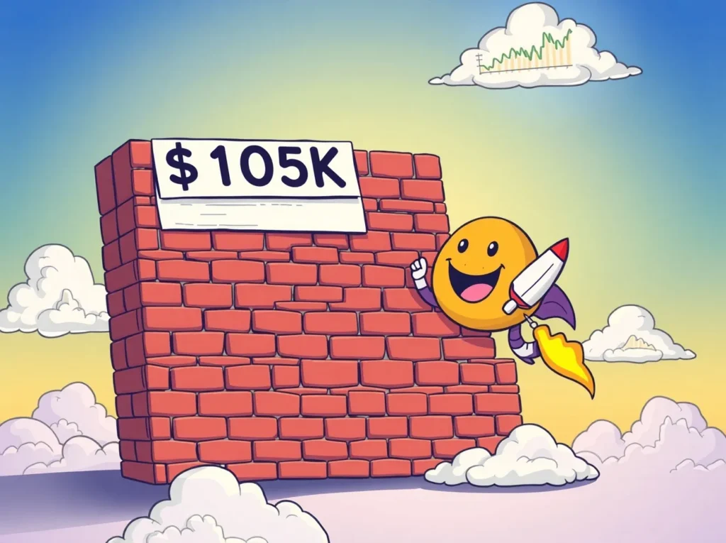 Bitcoin Faces $105K Sell Wall, Possible Resistance Ahead Bitcoin Faces $105K Sell Wall, Possible Resistance Ahead