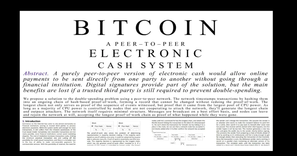 Bitcoin Whitepaper Marks 17 Years: From Cypherpunk to Wall Street