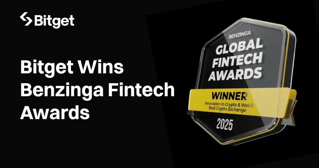 Bitget wins best cryptocurrency exchange award at benzinga fintech aw - Bpay News