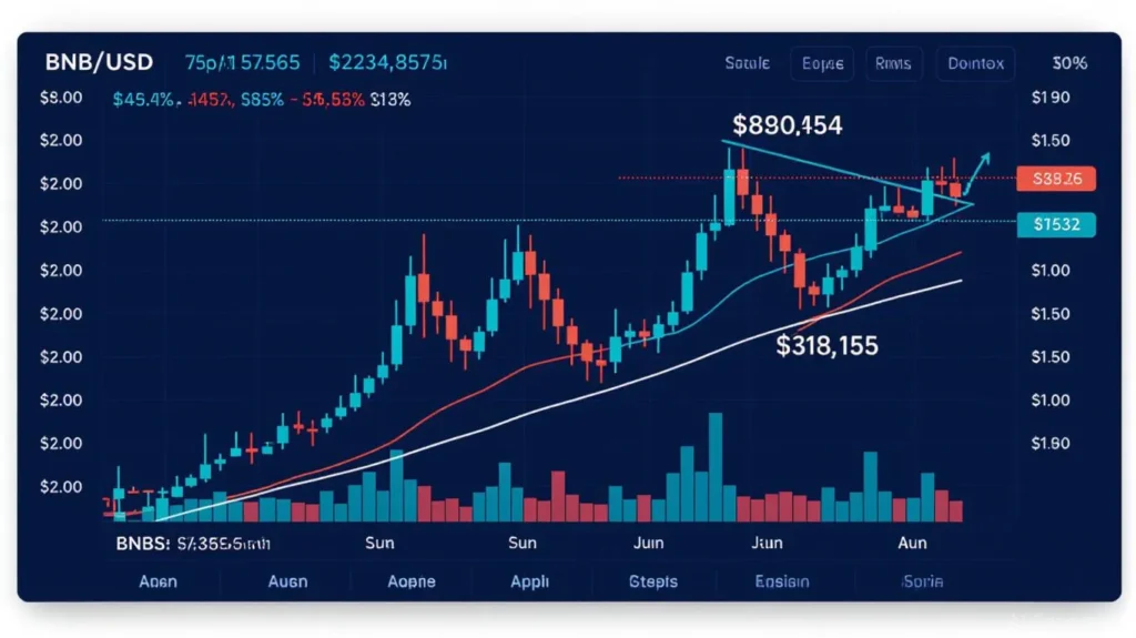 Bnb falls below $ with hour loss of percent - Bpay News