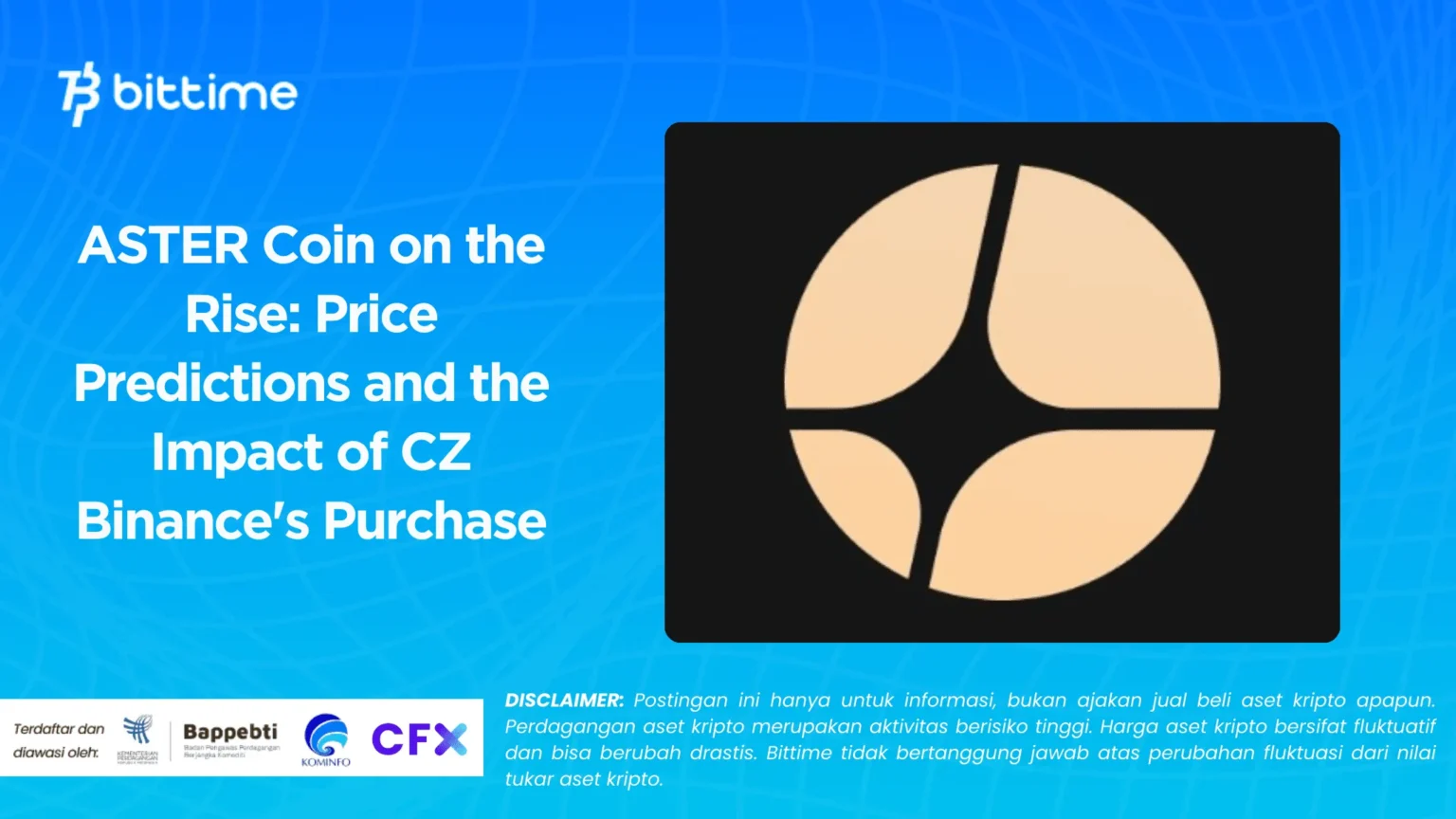 Cz acquires aster today - Bpay News