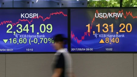 KOSPI Index Declines More Than 3% in South Korea