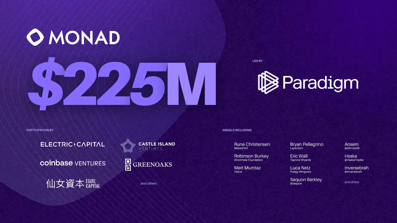 Monad public sale raises over $ million - Bpay News