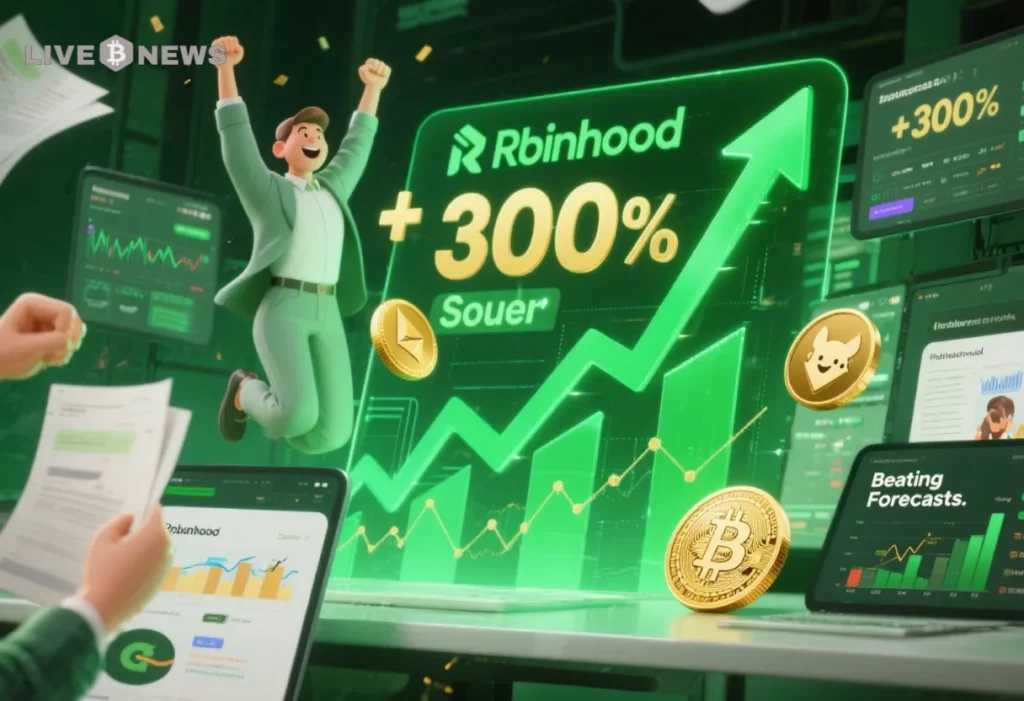 Robinhood q earnings surpass analyst expectations with over surge in - Bpay News