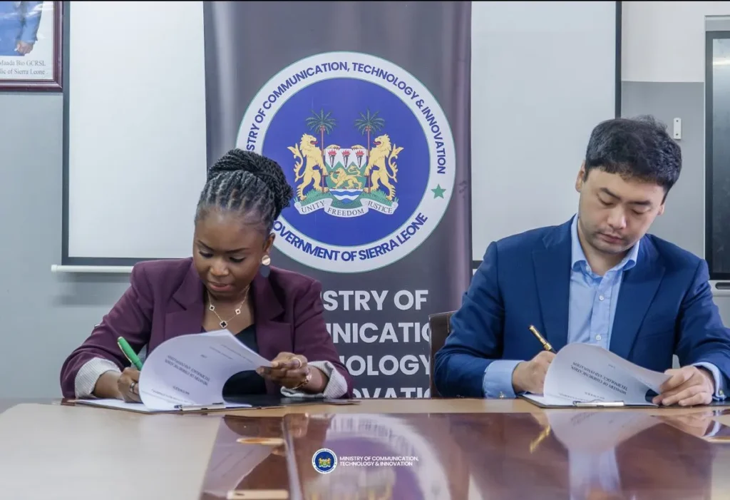 Sign Signs Agreement with Sierra Leone’s Ministry of Technology