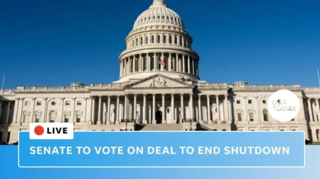 U.S. House Votes on Bill to End Government Shutdown