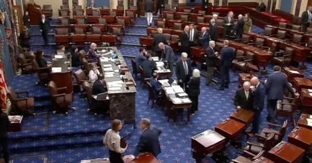 U.S. Senate Approves Procedural Vote on Government Shutdown Preventio U.S. Senate Approves Procedural Vote on Government Shutdown Preventio