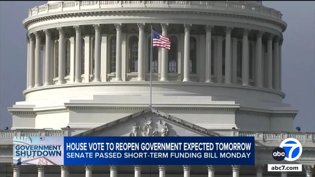 U.S. House to Vote Tomorrow on Bill to End Government Shutdown U.S. House to Vote Tomorrow on Bill to End Government Shutdown