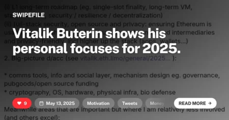 Vitalik Signs Trust Minimization Manifesto, Focuses on Math and Conse