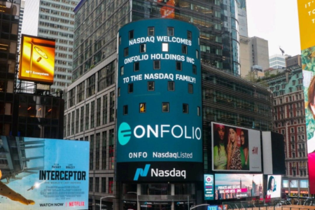 Onfolio Holdings Cryptocurrency Investment Hits .45 Million