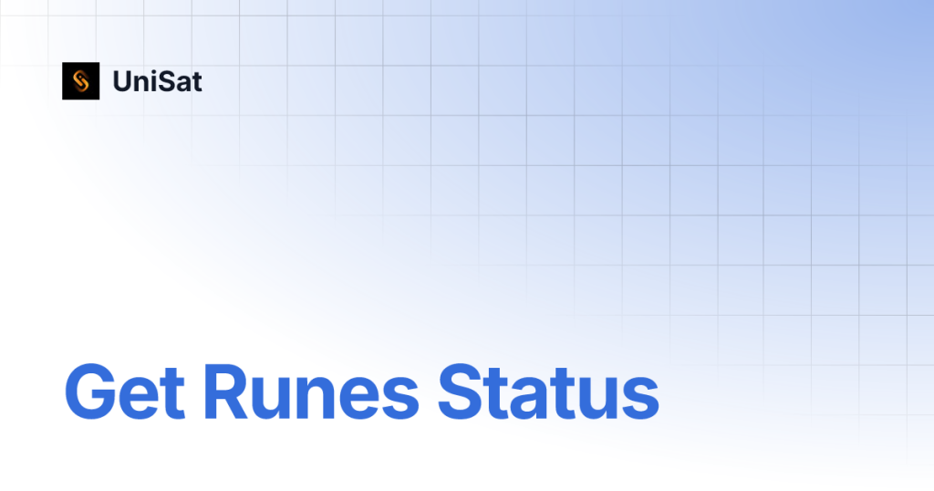 UniSat Runes Indexing Issue Fixed and Functions Restarted