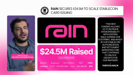 Rain Stablecoin Secures $250 Million Funding for Global Expansion Rain Stablecoin Secures $250 Million Funding for Global Expansion