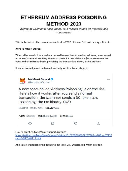 Ethereum Address Poisoning: $740K Stolen and What You Need to Know Ethereum Address Poisoning: $740K Stolen and What You Need to Know